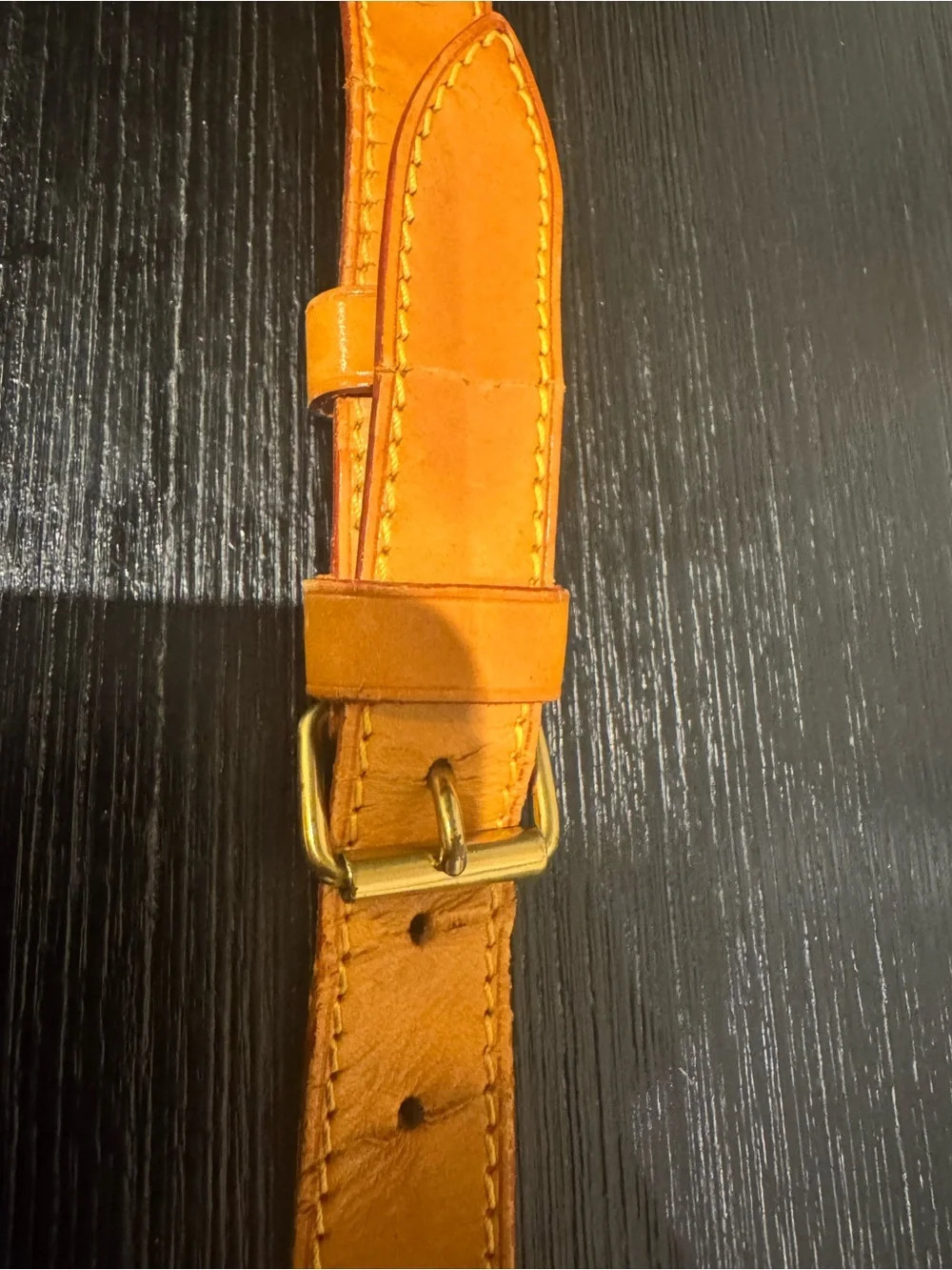 Louis Vuitton Keepall Leather Adjustable Shoulder Strap